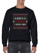 Santa's Coming! Sweatshirt -SmartPrintsInk Designs