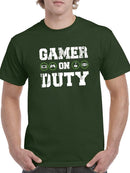 Gamer On Duty T-shirt -SmartPrintsInk Designs