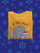 Is This Jolly Enough? Sweatshirt -SmartPrintsInk Designs