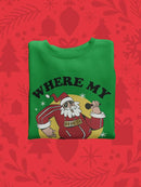 Where My Ho's At? Sweatshirt -SmartPrintsInk Designs