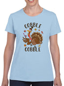 Gobble Gobble Turkey T-shirt -SmartPrintsInk Designs