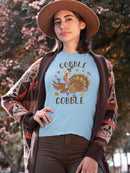 Gobble Gobble Turkey T-shirt -SmartPrintsInk Designs