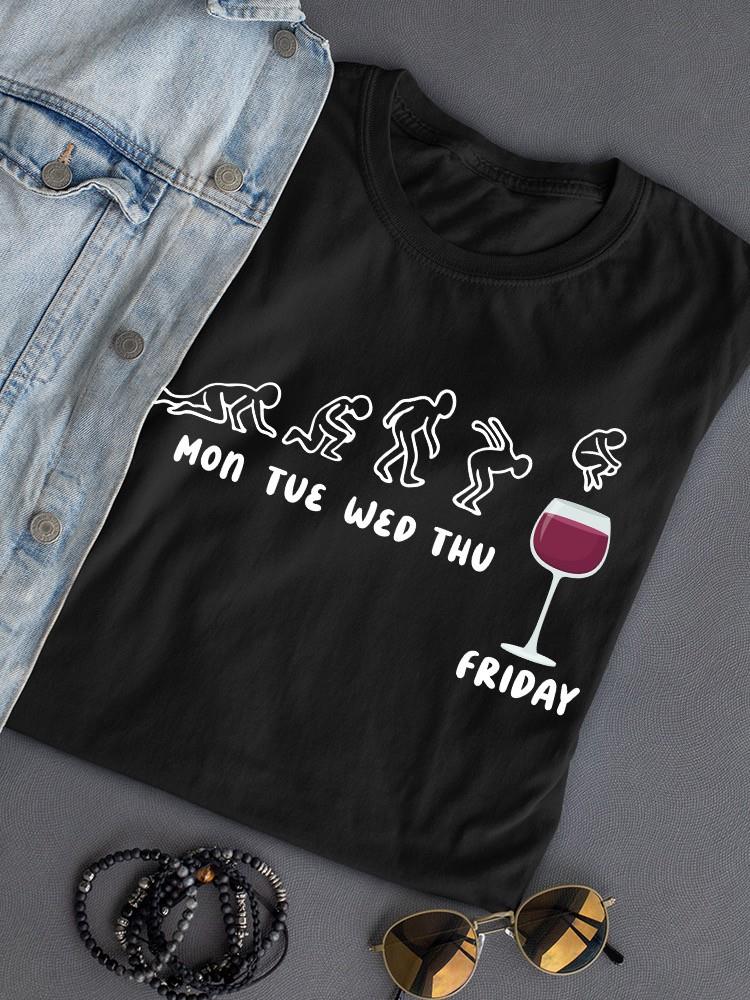 Friday Drink Day T-shirt -SmartPrintsInk Designs