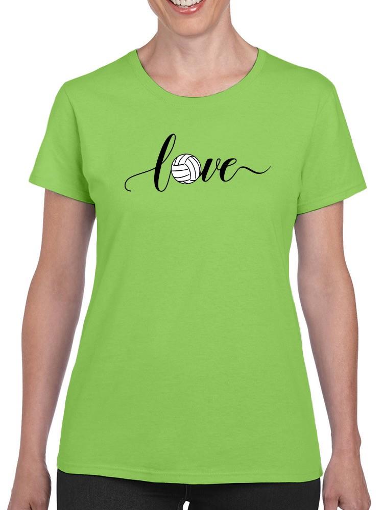 Love Volleyball T-shirt -SmartPrintsInk Designs