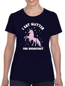 I Eat Glitter For Breakfast T-shirt -SmartPrintsInk Designs