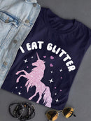 I Eat Glitter For Breakfast T-shirt -SmartPrintsInk Designs
