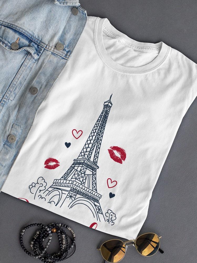 Paris Is Love T-shirt -SmartPrintsInk Designs