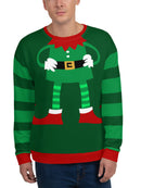 Elf Costume Full Print Sweatshirt -SmartPrintsInk Designs