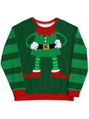 Elf Costume Full Print Sweatshirt -SmartPrintsInk Designs
