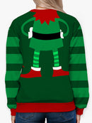 Elf Costume Full Print Sweatshirt -SmartPrintsInk Designs