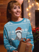 Cat In A Big Pocket Full Print Sweatshirt -SmartPrintsInk Designs