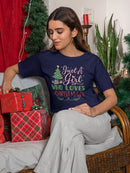 A Girl Who Loves Christmas! T-shirt -SmartPrintsInk Designs