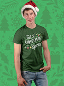 Full Of Christmas Spirits T-shirt -SmartPrintsInk Designs