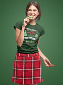 Coffee And Christmas Cheer T-shirt -SmartPrintsInk Designs