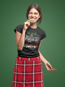 A Morning Person On Christmas T-shirt -SmartPrintsInk Designs