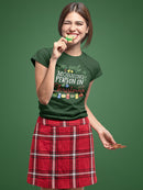A Morning Person On Christmas T-shirt -SmartPrintsInk Designs