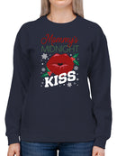 Mommy's Midnight Kiss Sweatshirt -SmartPrintsInk Designs
