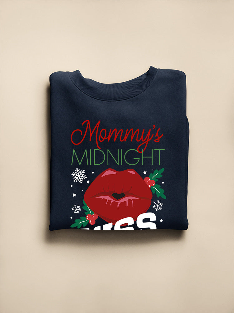 Mommy's Midnight Kiss Sweatshirt -SmartPrintsInk Designs
