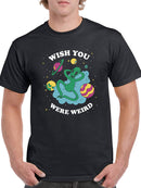 Wish You Were Weird T-shirt -SmartPrintsInk Designs