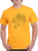 Rude Angel T-shirt -SmartPrintsInk Designs