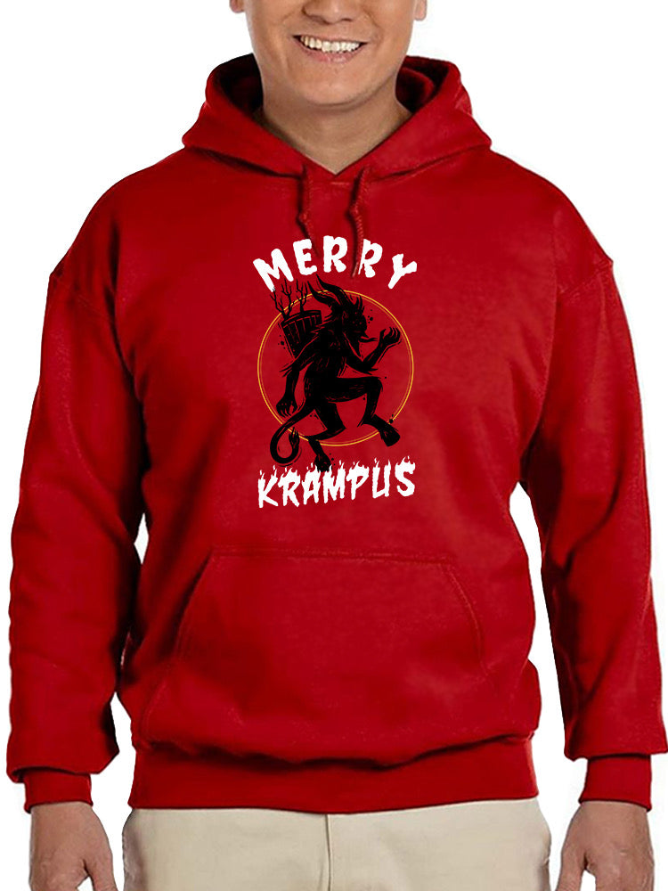 Merry Krampus Hoodie or Sweatshirt -SmartPrintsInk Designs