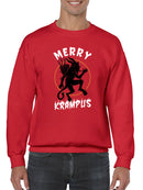 Merry Krampus Hoodie or Sweatshirt -SmartPrintsInk Designs