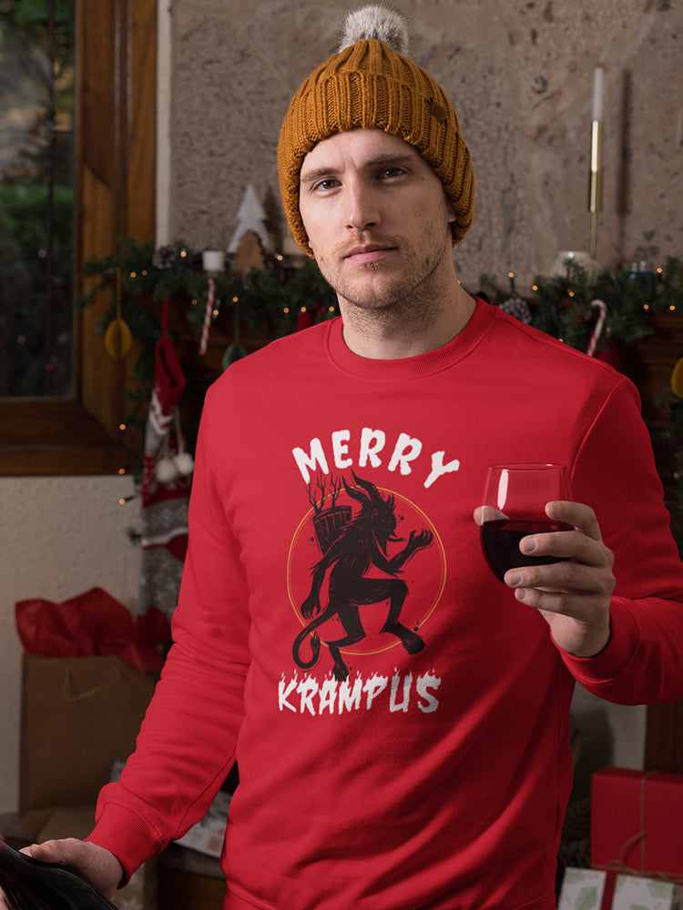 Merry Krampus Hoodie or Sweatshirt -SmartPrintsInk Designs