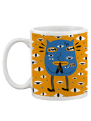 Abstract Eye Art Mug -SmartPrintsInk Designs