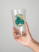 Don't Worry Be Hoppy! Pint Glass -SmartPrintsInk Designs