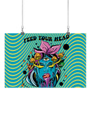 Feed Your Head Wall Art -SmartPrintsInk Designs