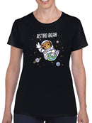 Astro Bear T-shirt -SmartPrintsInk Designs