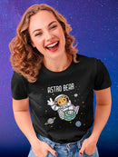 Astro Bear T-shirt -SmartPrintsInk Designs