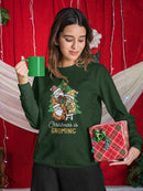 Christmas Is Gnoming Sweatshirt -SmartPrintsInk Designs