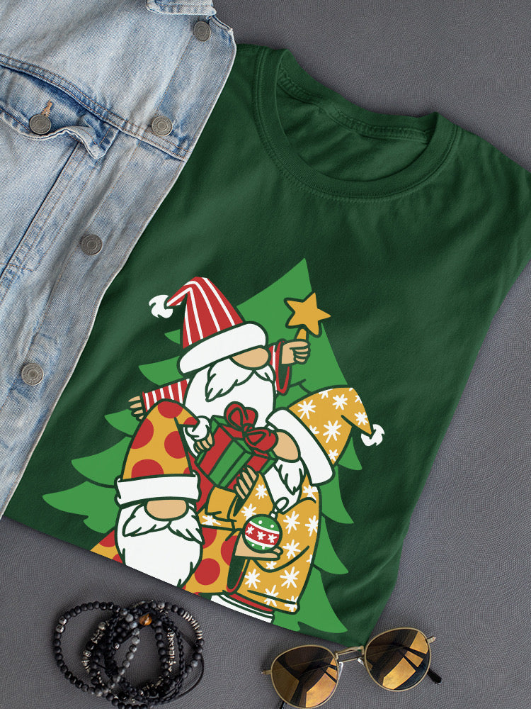 Christmas Is Gnoming T-shirt -SmartPrintsInk Designs