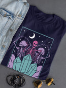 Dancing To The Moon T-shirt -SmartPrintsInk Designs