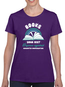 Books For Unwanted Conversation T-shirt -SmartPrintsInk Designs