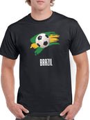 Brazil Football Soccer T-shirt -SmartPrintsInk Designs