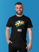 Brazil Football Soccer T-shirt -SmartPrintsInk Designs