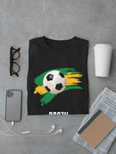 Brazil Football Soccer T-shirt -SmartPrintsInk Designs