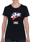 France Football Soccer T-shirt -SmartPrintsInk Designs