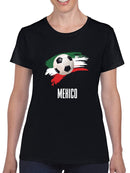Mexico Football Soccer T-shirt -SmartPrintsInk Designs