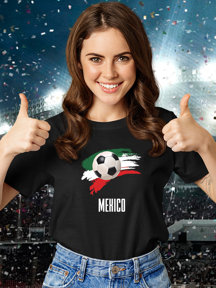 Mexico Football Soccer T-shirt -SmartPrintsInk Designs