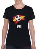 Spain Football Soccer T-shirt -SmartPrintsInk Designs
