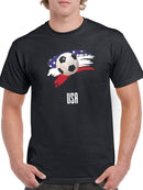 Usa Football Soccer T-shirt -SmartPrintsInk Designs