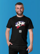 Usa Football Soccer T-shirt -SmartPrintsInk Designs