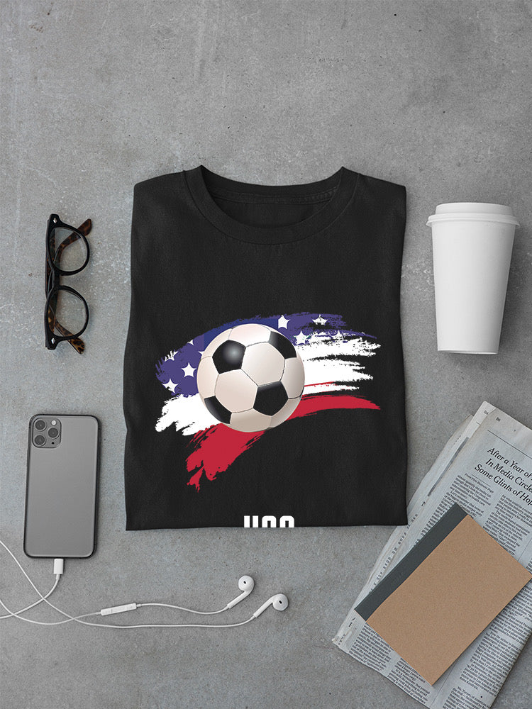Usa Football Soccer T-shirt -SmartPrintsInk Designs