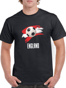 England Football Soccer T-shirt -SmartPrintsInk Designs