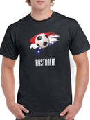 Australia Football Soccer T-shirt -SmartPrintsInk Designs