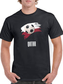 Qatar Football Soccer T-shirt -SmartPrintsInk Designs