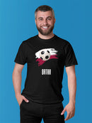 Qatar Football Soccer T-shirt -SmartPrintsInk Designs